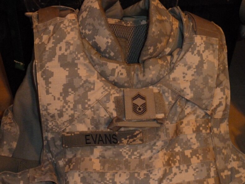 Chief Master Sgt. Alfonzo Evans deployed to Iraq in 2011 as a senior master sergeant. His brother, Teofilo, deployed to Afghanistan during the same time period as a contractor for Lockheed Martin. (courtesy photo)