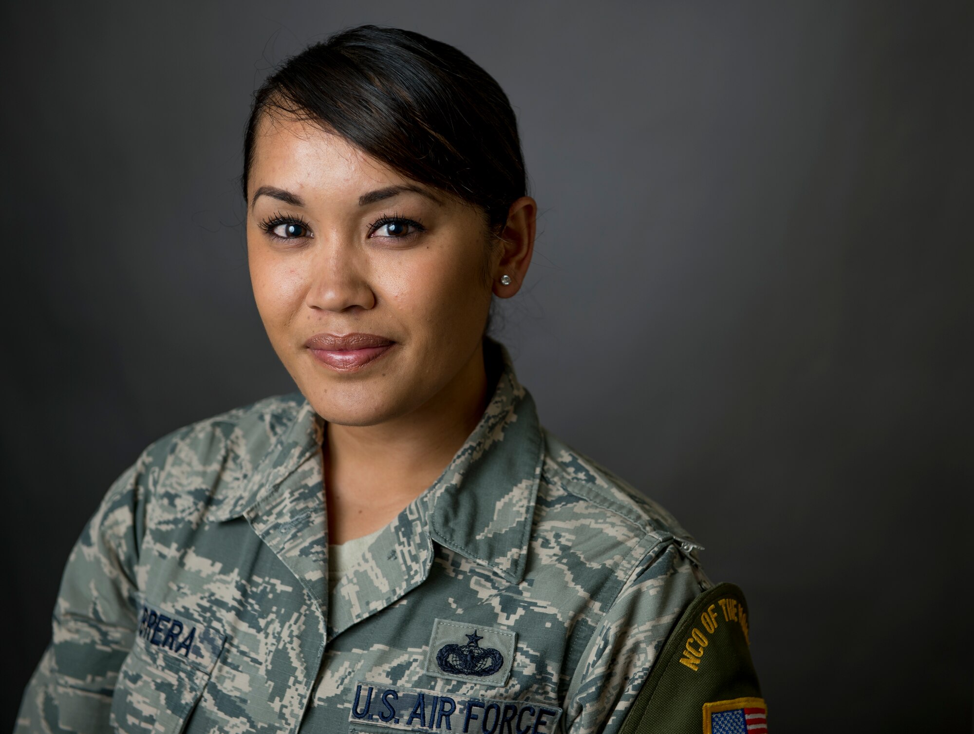 This week's Rock Solid Warrior is Staff Sgt. Nicole Cabrera. Cabrera is a client support administrator with the 387th Expeditionary Security Forces Squadron. The Tinian, Northern Marianas Islands native is deployed from the 72nd Security Forces Squadron, Tinker Air Force Base, Oklahoma.