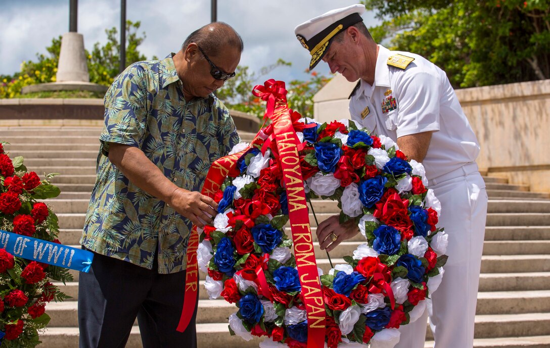 III MEF Band plays for WWII veterans on historic battleground