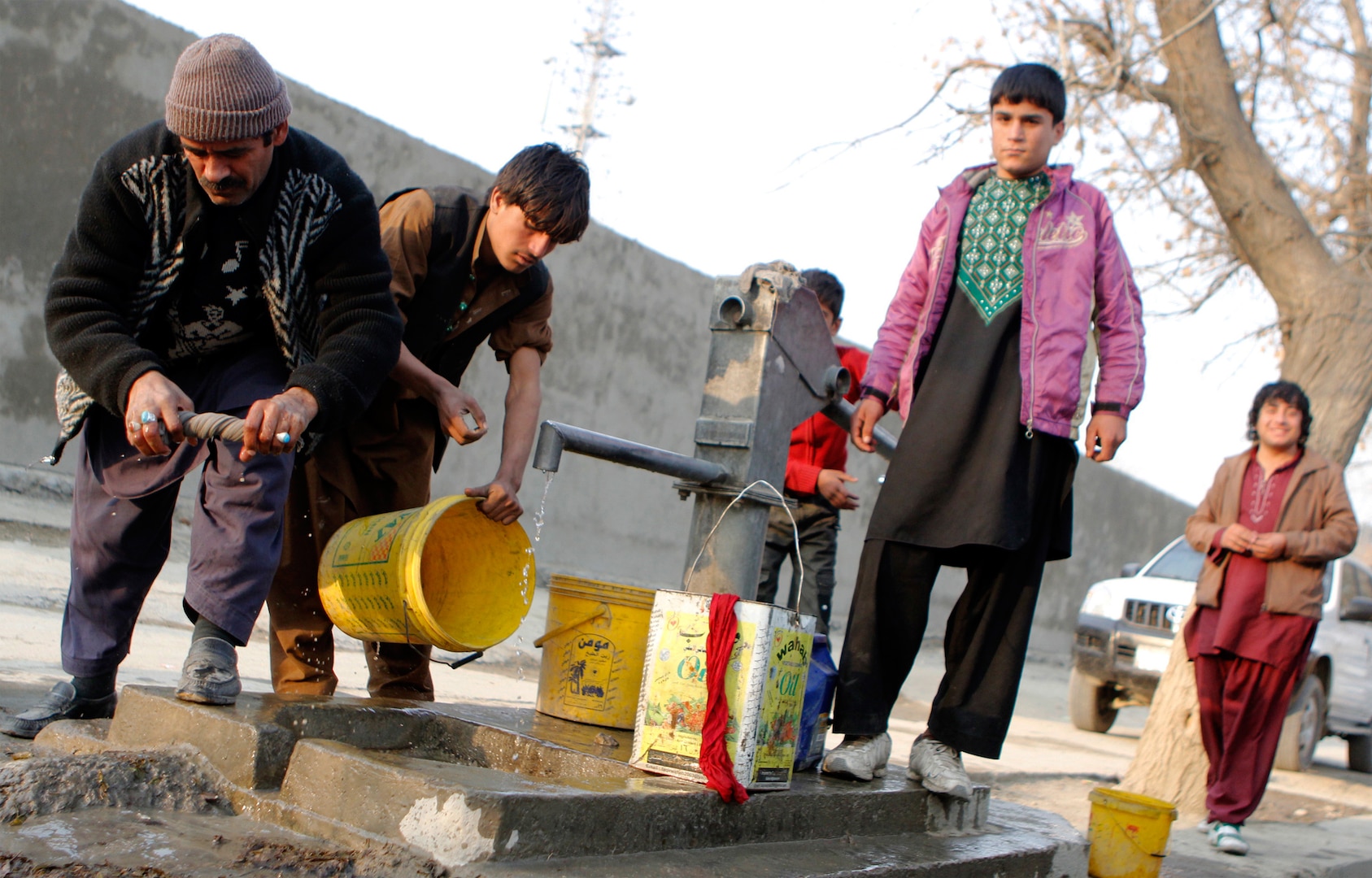 During a trip to The Green Zone, a small strip of sidewalk located between two Army bases in Kabul, Afghanistan, members of the Tennessee National Guard's 230th Signal Company, encountered friendly local nationals with every step. They were washing vehicles, cementing crumbling walls and praying.