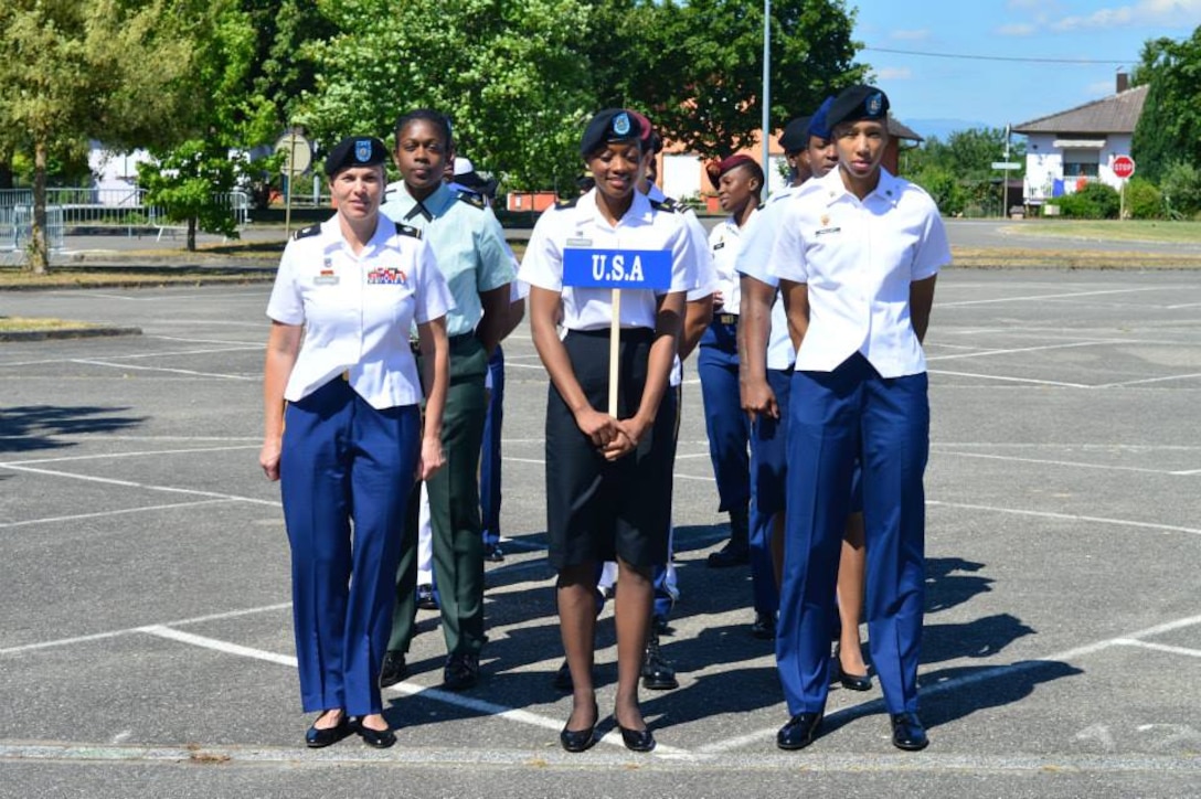 The U.S. Armed Forces Women’s Basketball team competed in the 2014 Conseil International du Sport Militaire (CISM) Basketball Championship in Meyenheim, France from 15-22 June.
