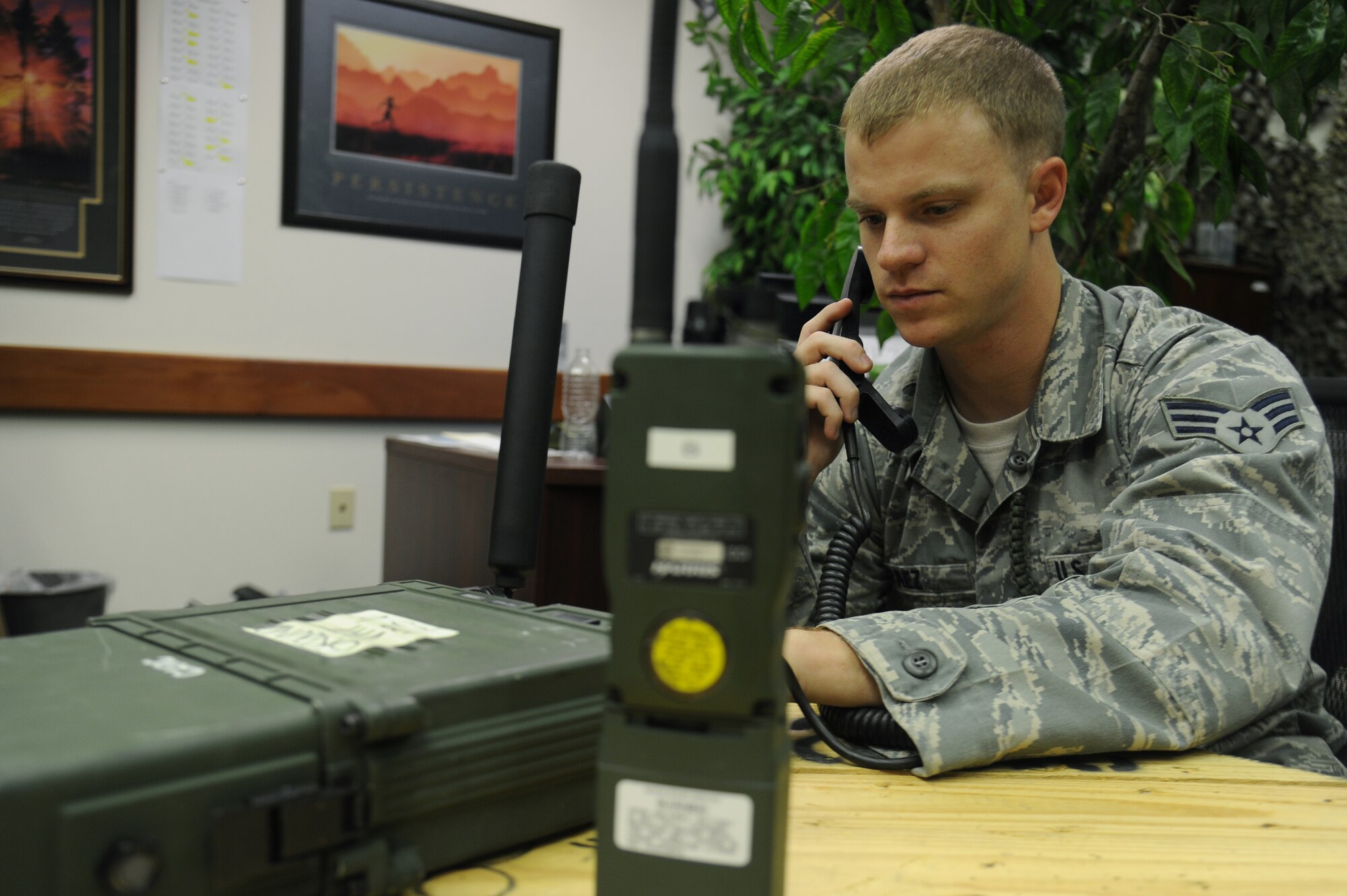 Senior Airman Nicholas Paez has been selected as a member of Team Fairchild's elite, Fairchild's Finest, at Fairchild Air Force Base, Wash. Paez is a radio frequency transmissions systems journeyman at the 92nd Communications Squadron. (U.S. Air Force photo by Airman 1st Class Janelle Patiño/Released)