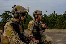 Emerald Warrior is an annual, joint exercise to train special operations, conventional and partner nation forces in combat scenarios designed to hone special operations air and ground combat skills, and is the Department of Defense's only irregular warfare exercise. (U.S. Air Force photo by Senior Airman Colville McFee / Released)