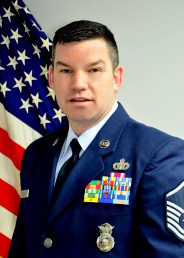 Master Sgt. Robert Mills, a member of the Alpena Combat Readiness Training Center, Michigan Air National Guard, selected for ANG Security Forces Flight-level Senior Noncommissioned Officer of the Year.