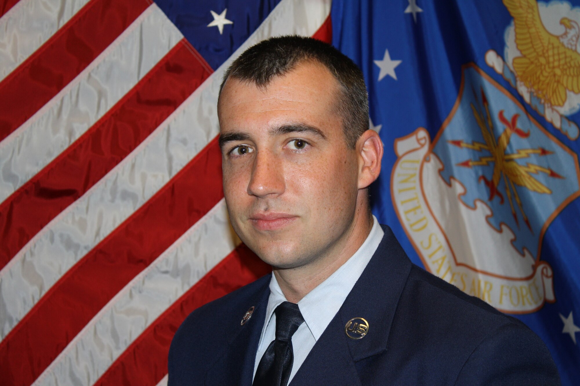 The John L. Levitow Award went to Senior Airman Matthew Johnson, 80th Operations Support Squadron.This formal award is the highest honor awarded to a graduate and named after the Medal of Honor recipient Sergeant John L. Levitow. (U.S. Air Force courtesy photo) 