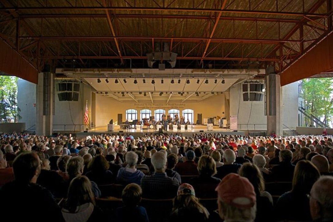 Another amazing night on tour for the Airmen of Note at the Interlochen Center for the Arts as the band performs for around 2,500 gifted music students and teachers on Wednesday, June 25. (U.S. Air Force photo by MSgt Adam Dempsey/released)