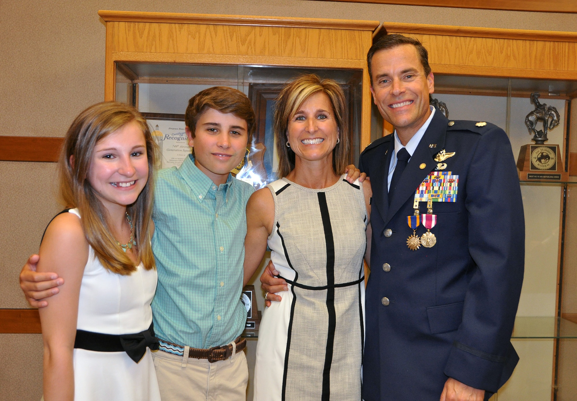 TRAVIS AIR FORCE BASE, Calif. -- Lt. Col. Jeffrey Whiteman, a KC-10 pilot with the 70th Air Refueling Squadron, retired after 26 years of service, June 21, 2014. During the retirement ceremony at Travis Air Force Base, Calif. (U.S. Air Force photos/Staff Sgt. Cindy G. Alejandrez)