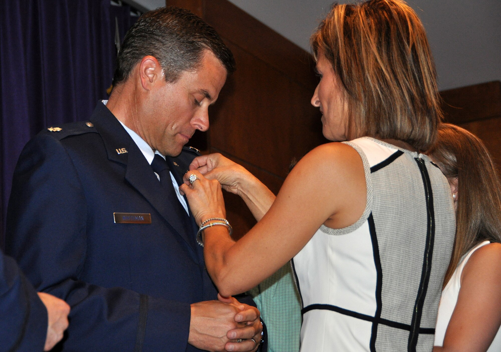 TRAVIS AIR FORCE BASE, Calif. -- Lt. Col. Jeffrey Whiteman, a KC-10 pilot with the 70th Air Refueling Squadron, retired after 26 years of service, June 21, 2014. During the retirement ceremony at Travis Air Force Base, Calif. (U.S. Air Force photos/Staff Sgt. Cindy G. Alejandrez)