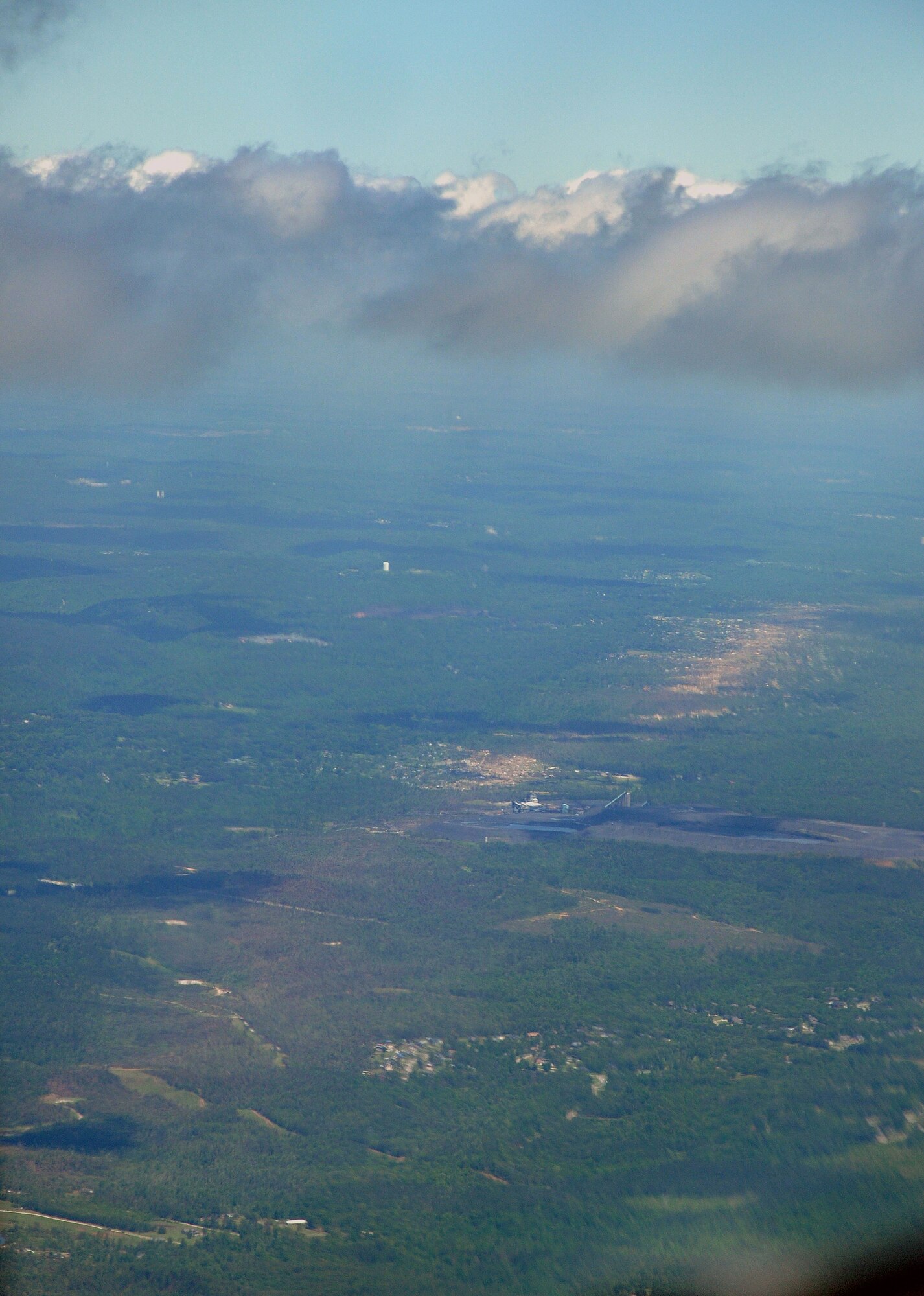 The track of the Tuscaloosa tornado of 2011, as seen from a 908th C-130. As in the storm season in Alabama, we try to ignore storms when they arise in our personal lives as if they will harmlessly pass us by. 