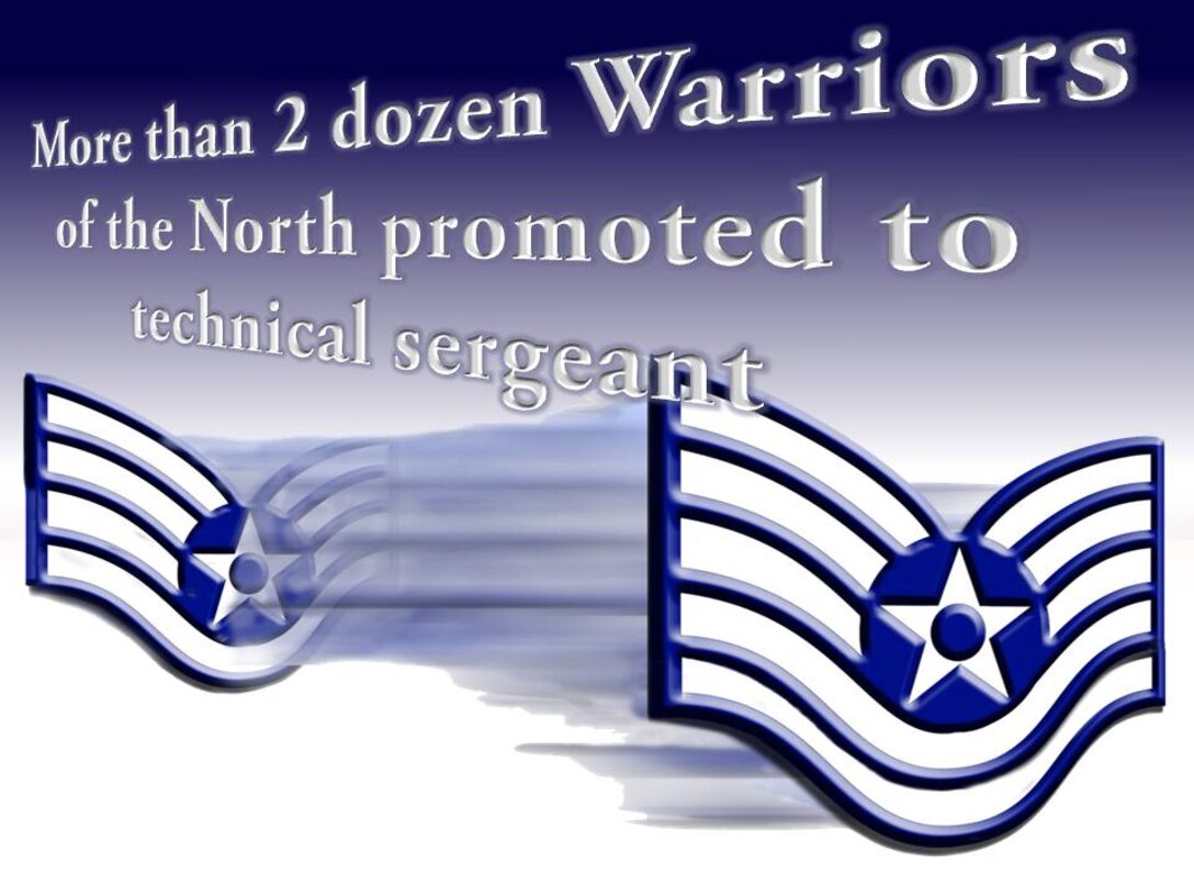 More than 2 dozen Warriors of the North promoted to tech sergeant