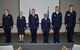 Six Team Tyndall Airmen stand at attention during their Air Battle Manager Class 14013 graduation ceremony June 25. The class is housed at the 337th Air Control Squadron, which is a tenant unit here assigned to the 33rd Operations Group, 33rd Fighter Wing, Eglin Air Force Base, Fla. (U.S. Air Force photo by Airman 1st Class Sergio Gamboa)