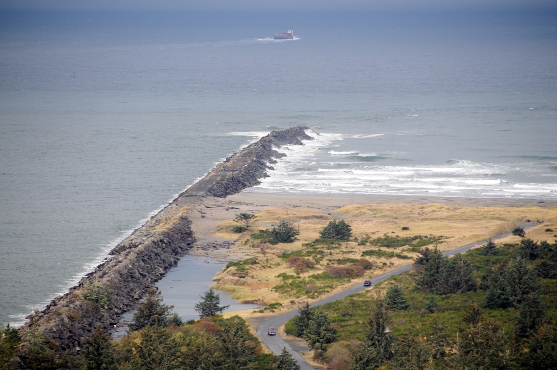 North Jetty at the Mouth of the Columbia River