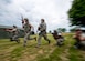Members of the 914th Security Forces exchange best practices with local law enforcement officers during a weeklong weapons training exercise, June 8, 2014, Niagara Falls Air Reserve Station, N.Y. From global deployments to the ability to share specialized training with first responders; exercises like this are just one of the many ways the 914th Airlift wing contributes to the community. (U.S. Air Force photo by Tech. Sgt. Joseph McKee)