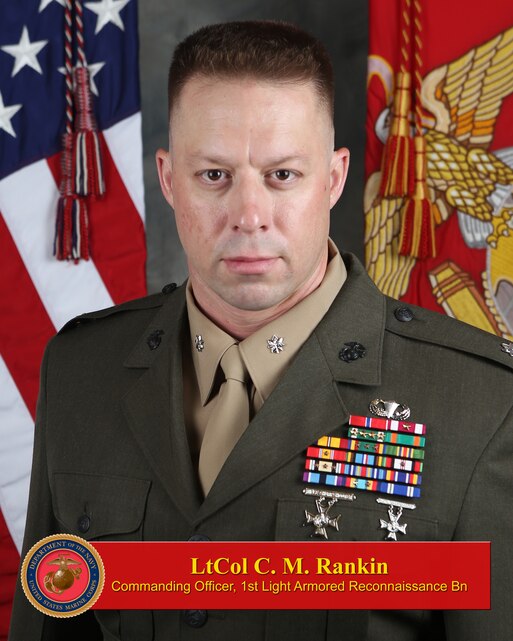 Lieutenant Colonel C. M. Rankin > 1st Marine Division > Biography