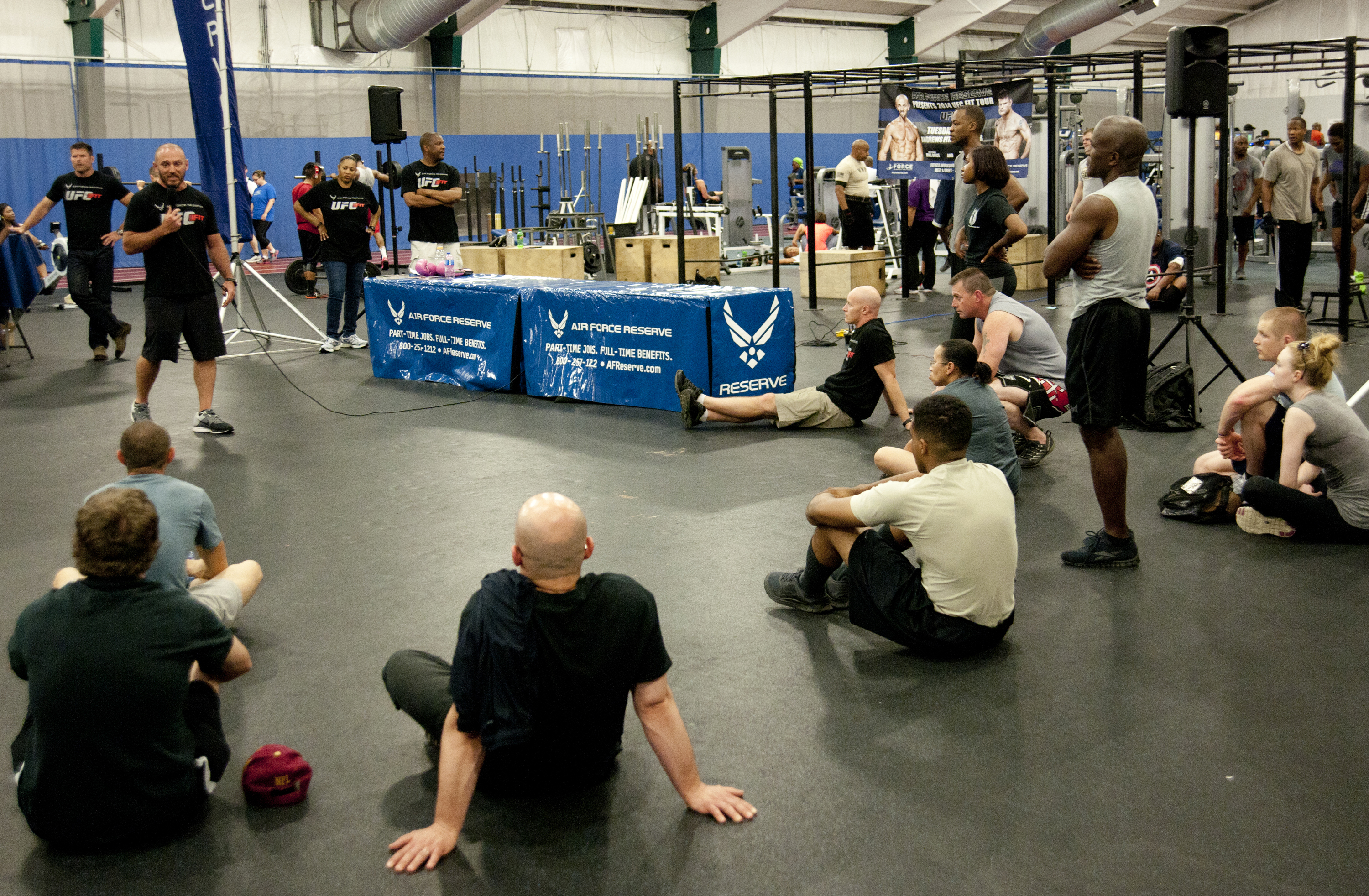 UFC Fighters Visit Team Andrews > Joint Base Andrews > News