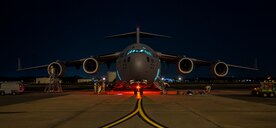 437th Airlift Wing maintainers perform routine maintenance and system checks on a C-17 Globemaster III June 25, 2014, at Joint Base Charleston, South Carolina. The maintainers perform checks and maintenance around the clock to ensure the aircraft are ready to fly. (U.S. Air Force photo/Airman 1st Class Clayton Cupit) 

