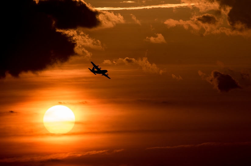 An Air Force Reserve aircrew flying a C-130 Hercules assigned to the 910th Airlift Wing, Youngstown Air Reserve Station, Ohio, performs aerial spraying June 25, 2014, over Joint Base Charleston, S.C. The C-130 Hercules and crew sprayed for mosquitos on JB Charleston and is the only unit of its kind in the Air Force. (U.S. Air Force photo/Senior Airman Dennis Sloan)