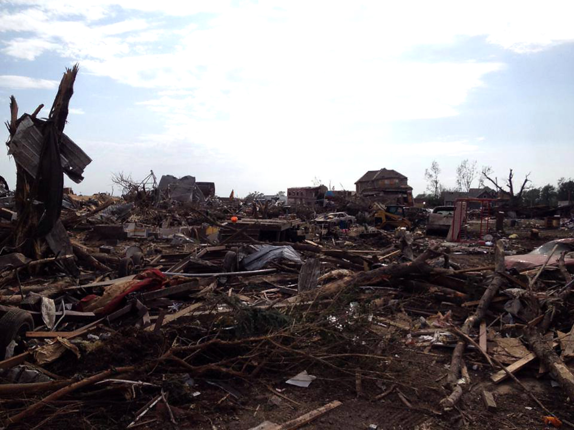 A photo of destruction caused by a tornado that destroyed approximately 75 percent of Pilger, Nebraska June 16. (Courtesy photo)