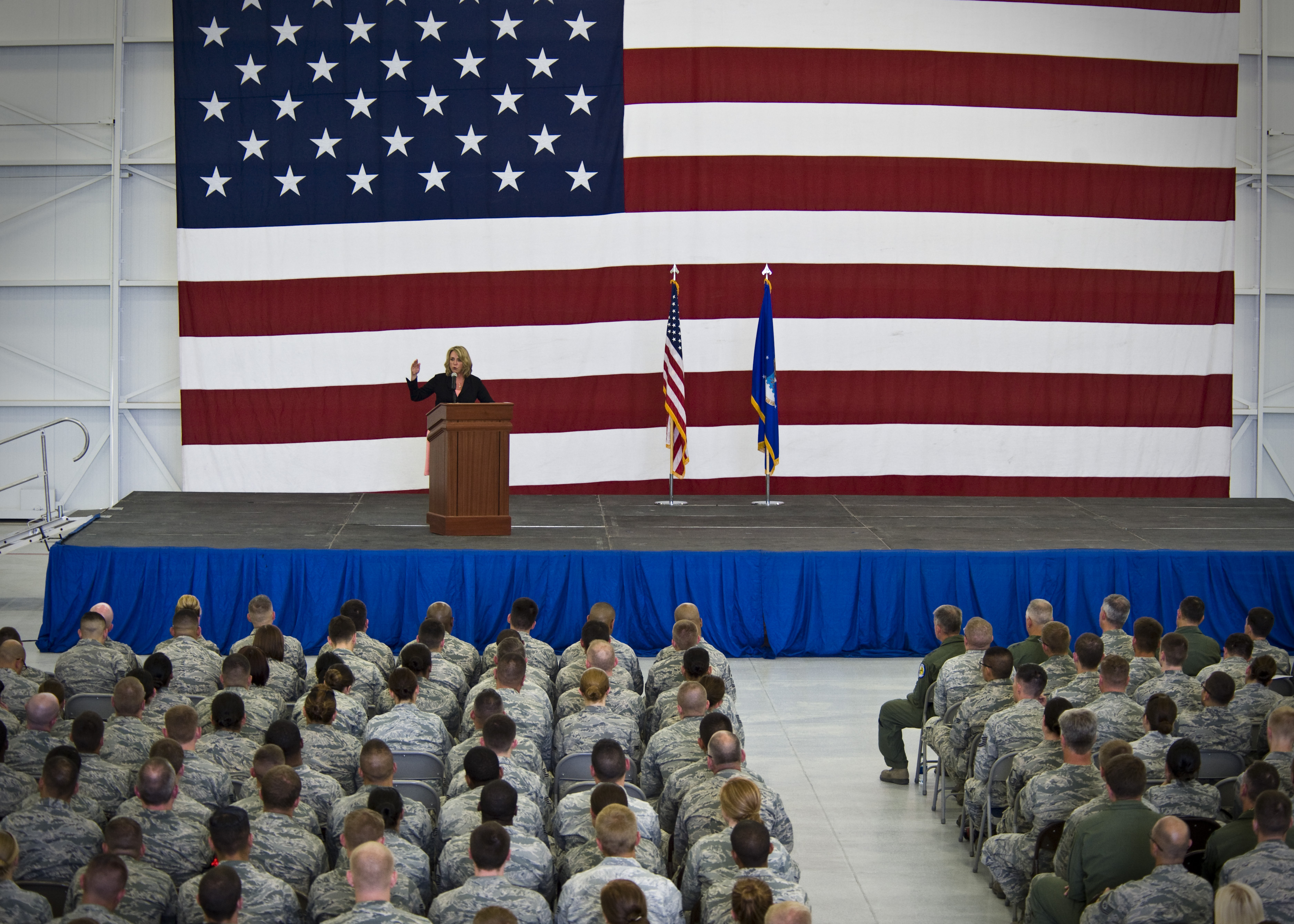 SecAF Outlines Top Priorities During All Call > Nellis Air Force Base ...