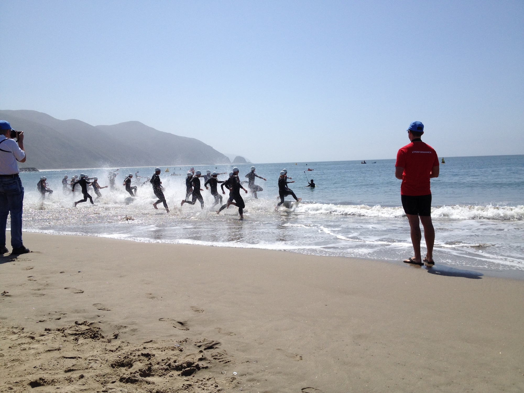 Capt. Jamie Turner, a C-17 Globemaster III pilot with the 317th Airlift Squadron here, competed in her second Armed Forces Triathlon at Naval Base Ventura County (NBVC) Point Mugu, California May 31. Turner placed second for the Air Force women's team, which helped them achieve first place overall among the other services. (courtesy photo)
