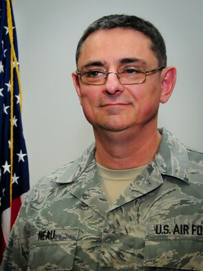 Master  Sgt. Michael Neau  said he has always enjoyed wearing a military uniform as a kid.  He loves how it looks and enjoys being part of a larger team. Neau is a member of the 919th Communications Squadron at Duke Field, Fla. (U.S. Air Force photo/Tech. Sgt. Jasmin Taylor)