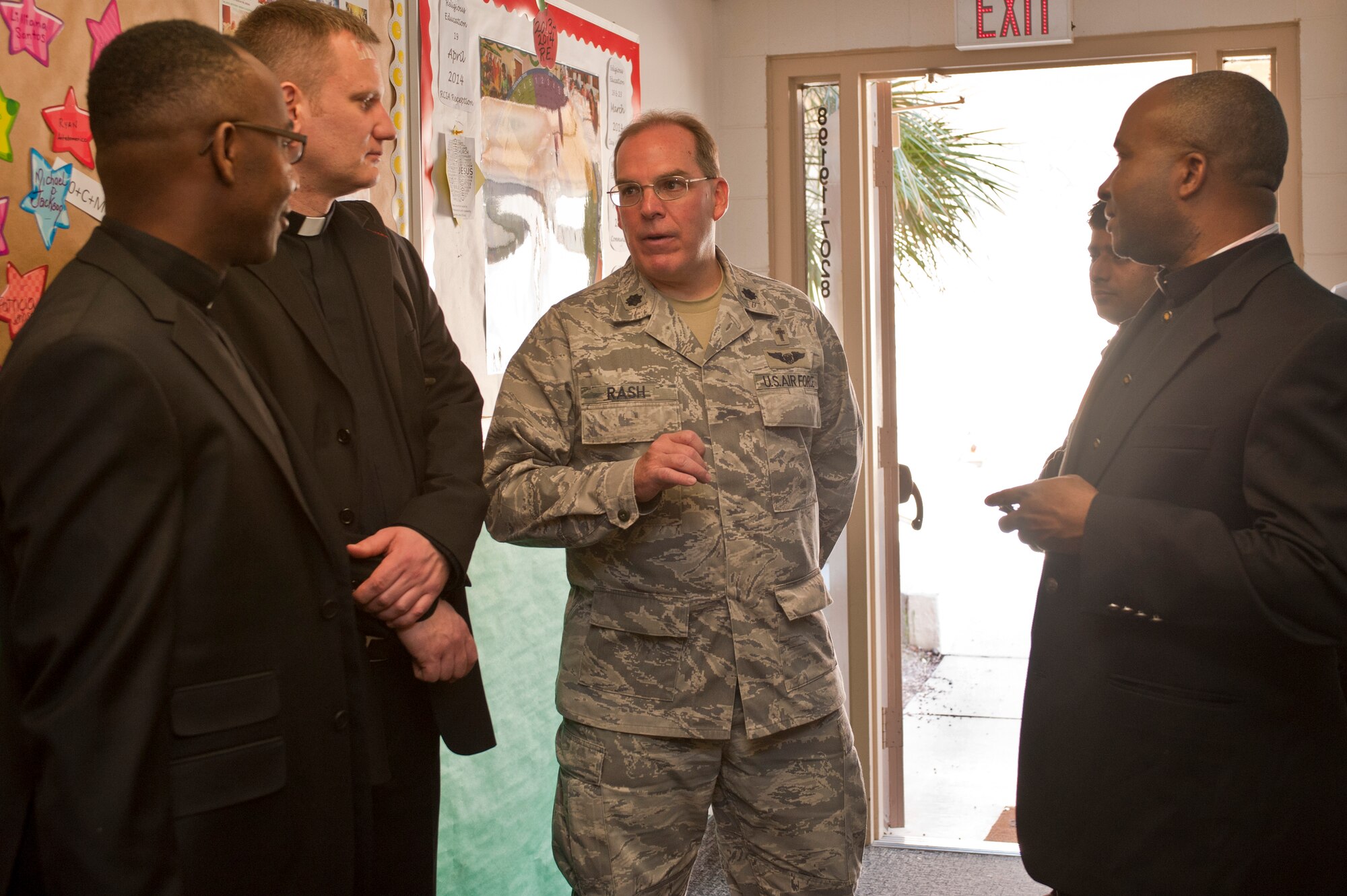 Base chapel hosts Catholic priest familiarization tour > Nellis Air ...