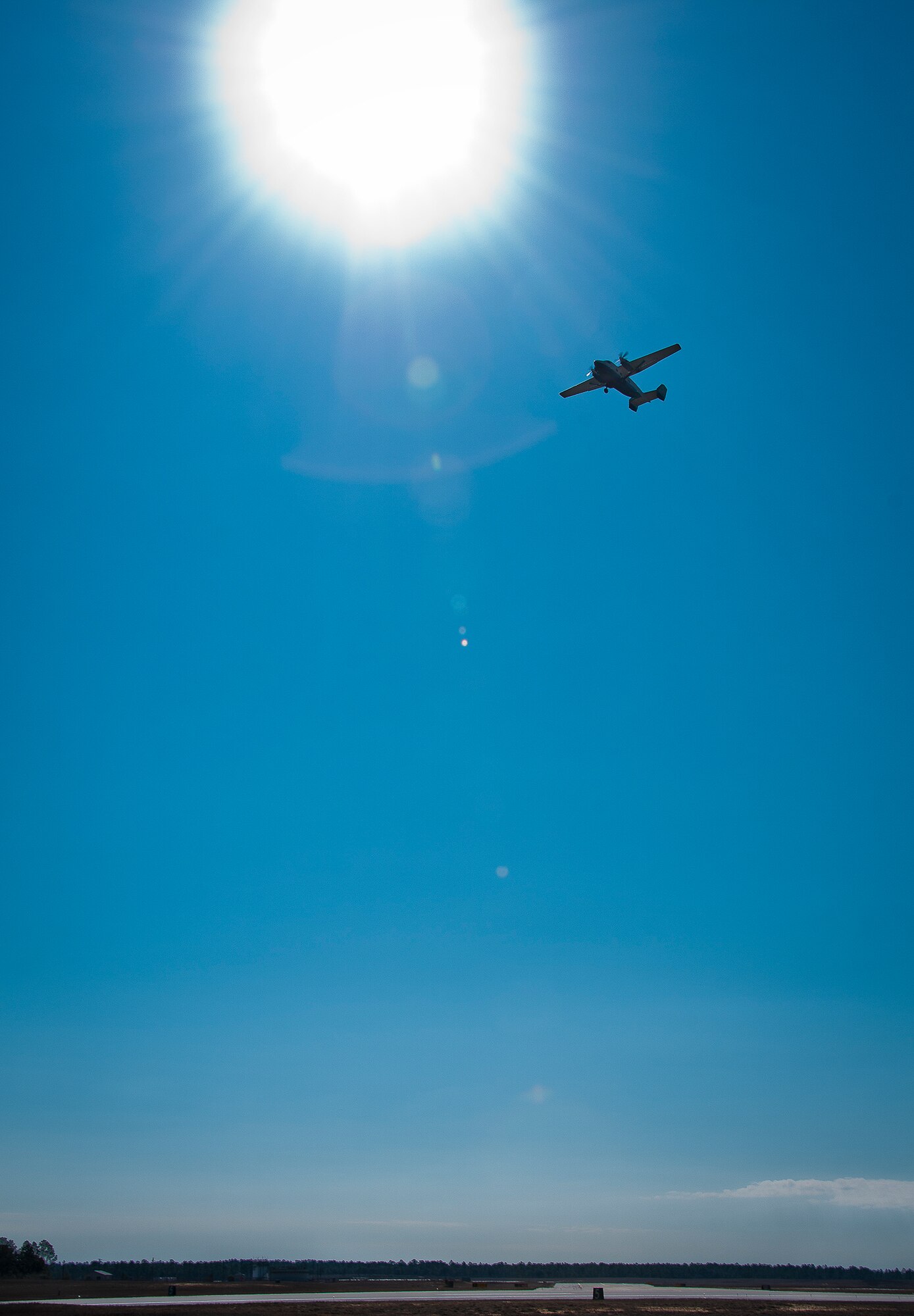 A C-145A Skytruck lifts off from Duke Field for a sortie March 1.  Air Force Special Operations Command-owned C-145 Skytruck is now the primary aircraft on the 919th Special Operations Wing flightline. The aircraft is used in Aviation Foreign Internal Defense, the new mission of the reserve wing. (U.S. Air Force photo/Tech. Sgt. Jasmin Taylor)