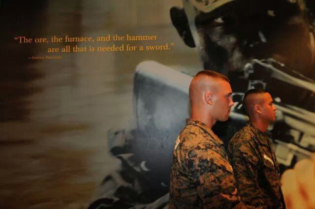 Joe Zarzycki, a candidate from Officer Selection Office Ann Arbor, Mich., participates in training at Quantico, Va. Zarzycki, who is following a family tradition, will attend the Platoon Leaders Course senior class summer 2014 and currently studies at Eastern Michigan University. (U.S. Marine Corps Courtesy Photo/Released)