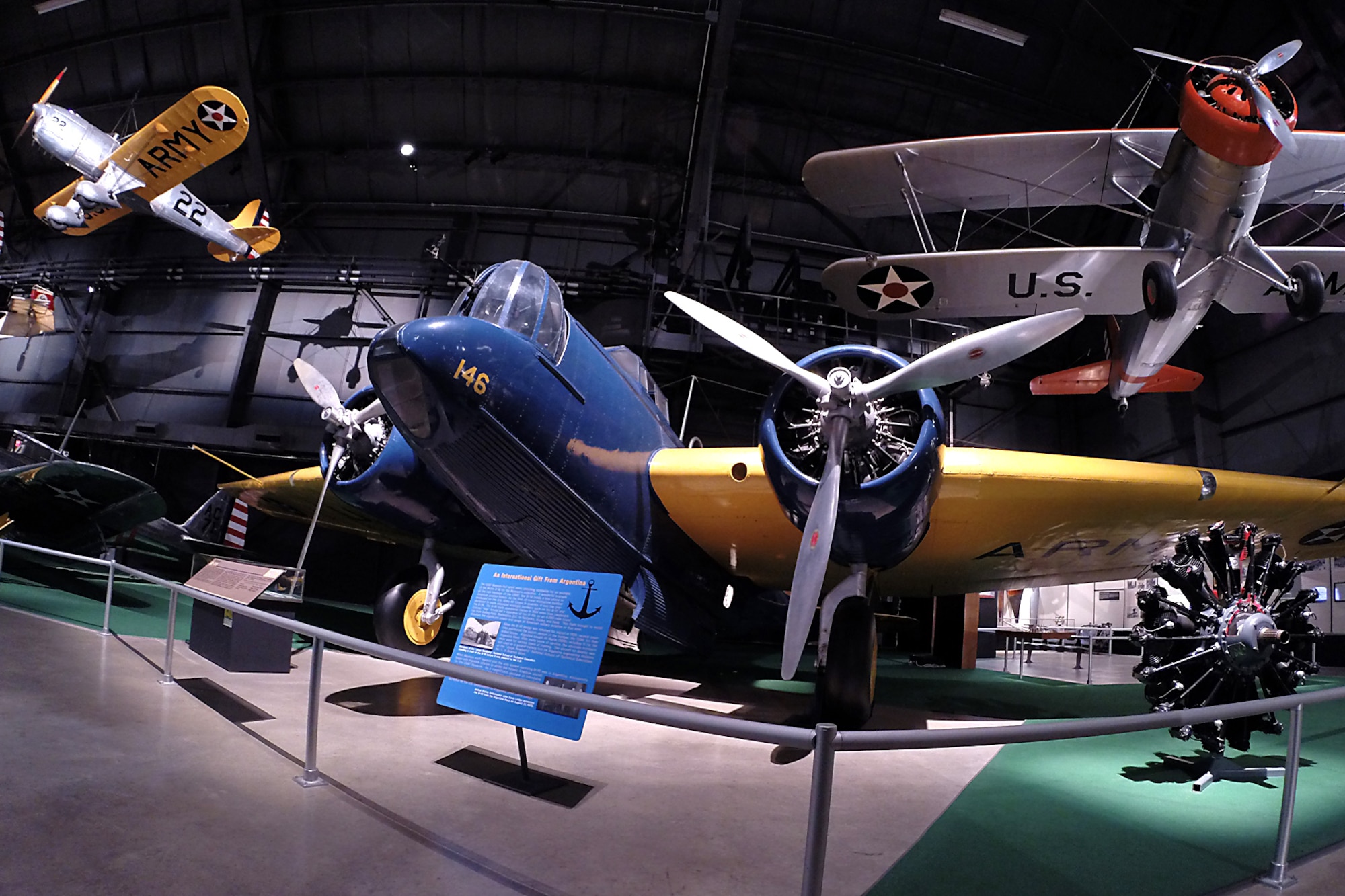 Martin B-10 in the Early Years Gallery at the National Museum of the United States Air Force. (U.S. Air Force photo)
