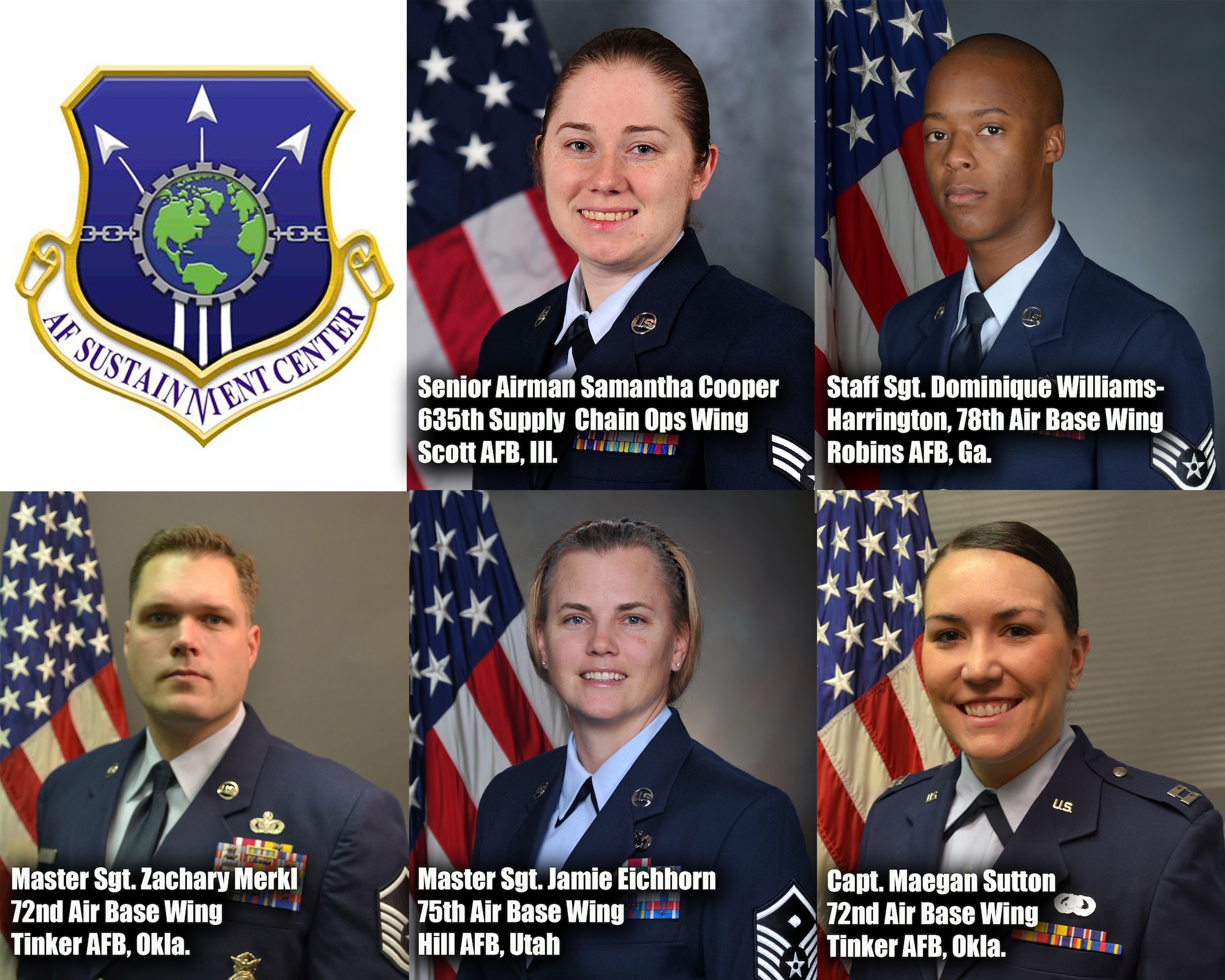 2013 Air Force Sustainment Center Annual Military Award Winners 