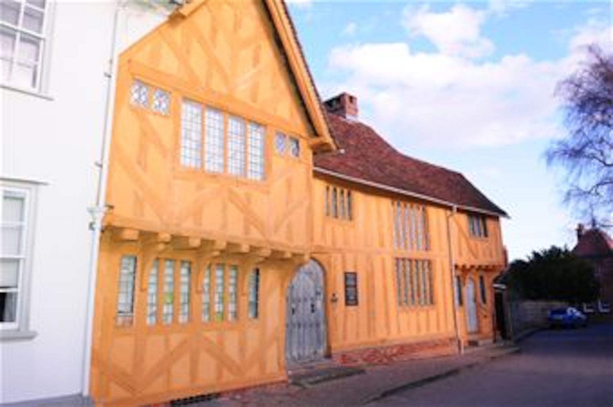 Little Hall, in Lavenham, Suffolk, is an example of medieval architecture and was formerly a wool merchant's house. Dating back to the time of William the Conqueror, Lavenham was once a renowned wool trade centre. Little Hall is now a museum and the house and garden are open to the public from April to October. The town is full of half-timbered, crooked houses and is a big tourist attraction. (U.S. Air Force photo by Karen Abeyasekere/Released)