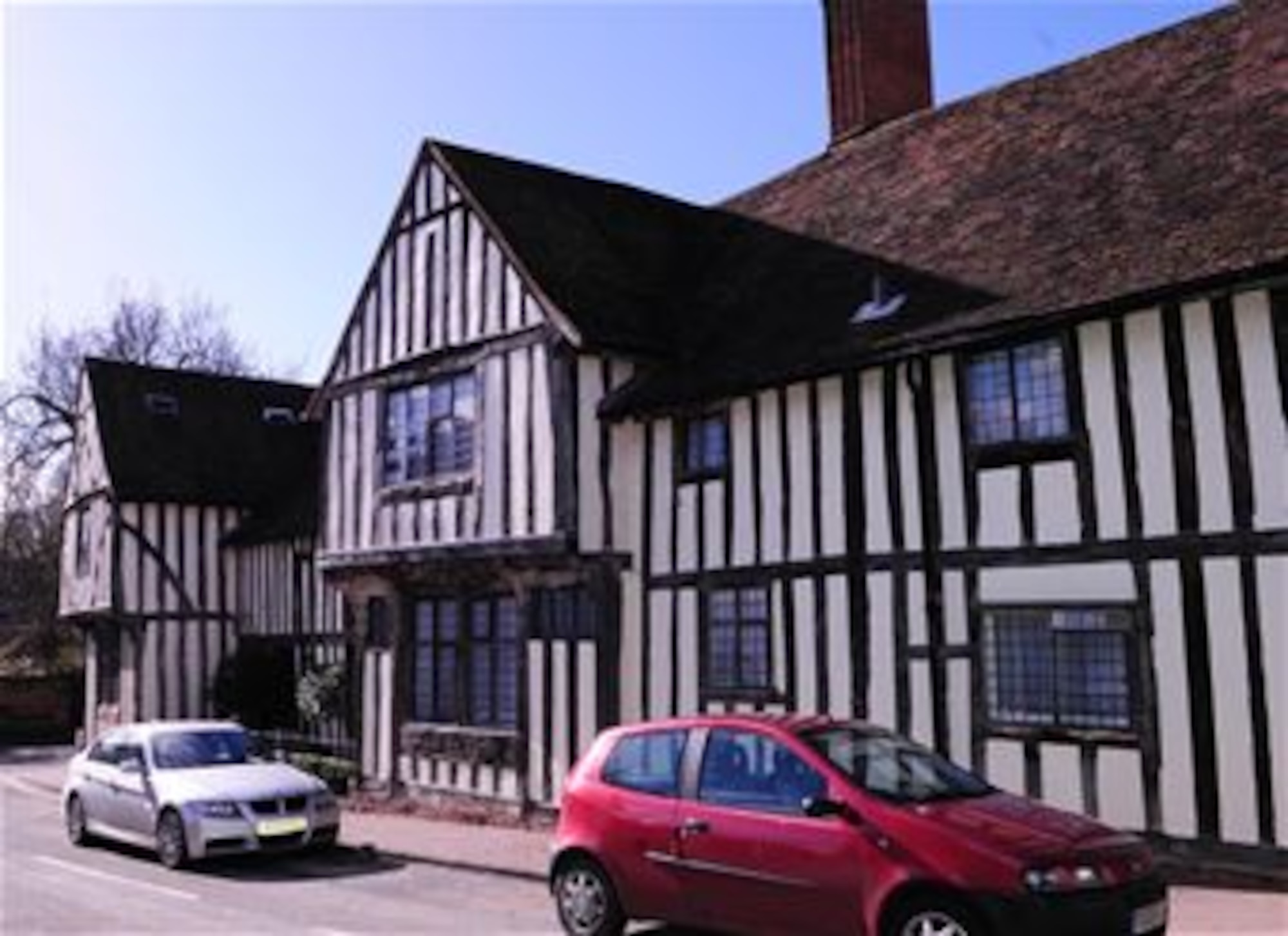 This half-timbered house is one of many in Lavenham, Suffolk, which dates back to medieval times. Lavenham has a rich history and was once a famous wool town. It has more than 300 buildings listed as being of architectural and historial interest. In the reign of Henry VIII, the town was ranked as the 14th wealthiest in England. (U.S. Air Force photo by Karen Abeyasekere/Released)