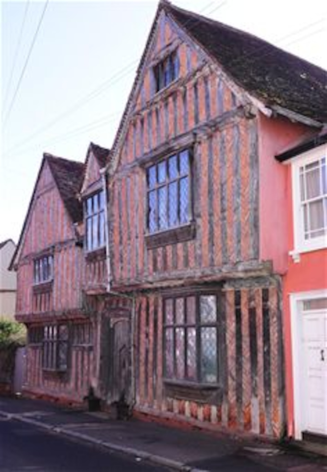 De Vere House in Lavenham, Suffolk, is located on Water Street. Moviemakers used this house to create the fictional village of "Godric's Hollow" in "Harry Potter and the Deathly Hallows, Part 1." They captured many photos over  a period of two years, and featured the 14th-century cottage as part of the birthplace of both Harry Potter and his mentor and headmaster, Albus Dumbledore. (U.S. Air Force photo by Karen Abeyasekere/Released)