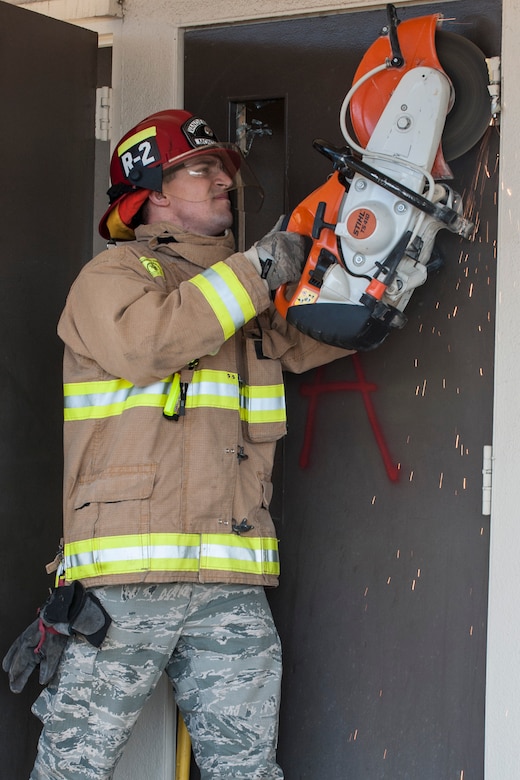 Firefighters use old education building for realistic training > Vandenberg Space Force Base