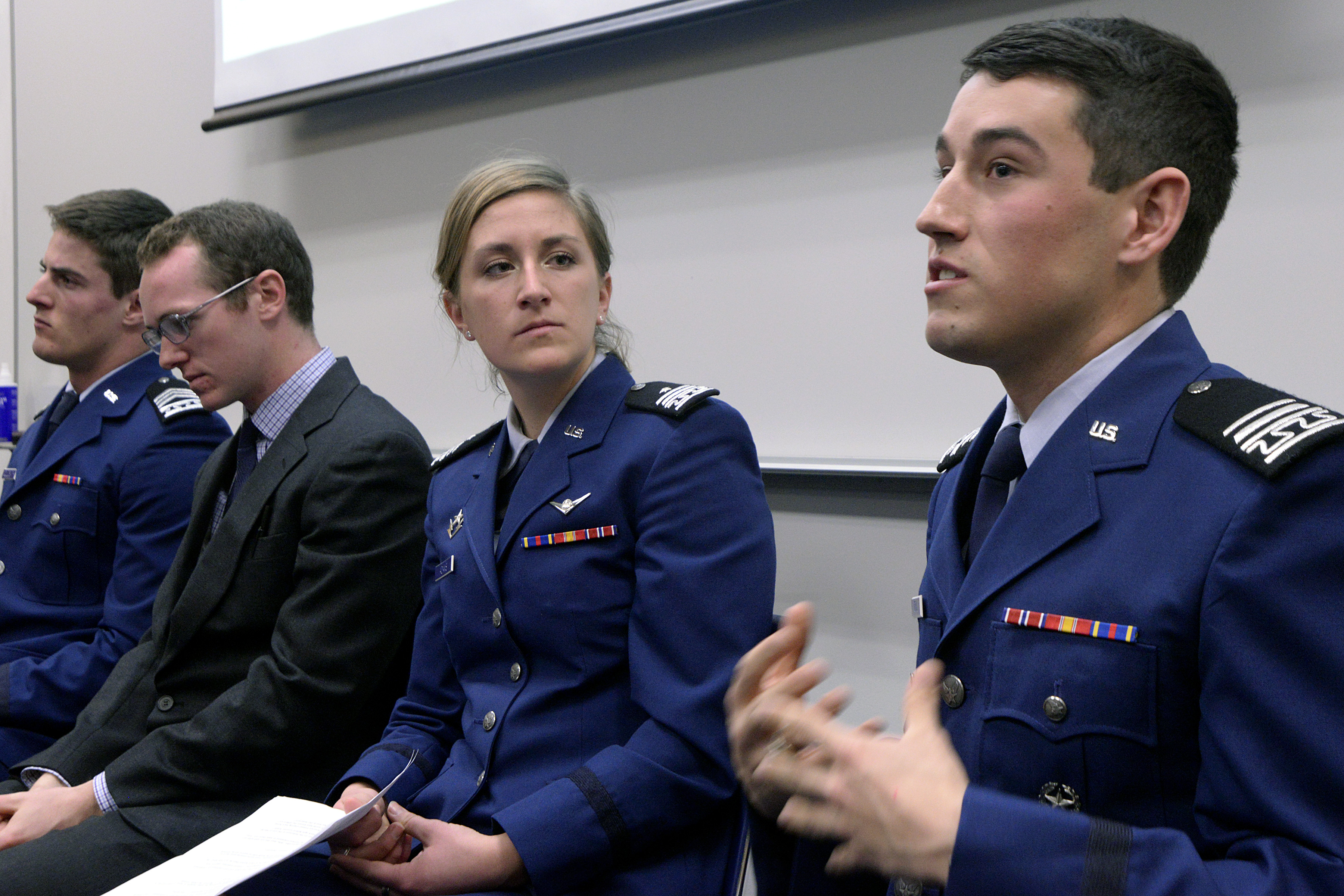 Cadets host panel on cause, effects of Holocaust > U.S. Air Force ...