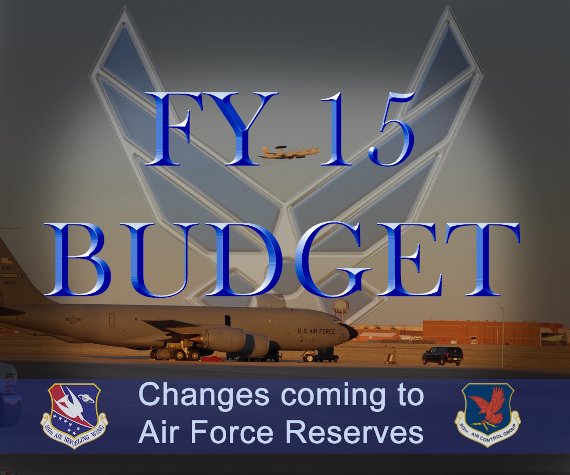 The Department of Defense budget request for fiscal 2015 includes a number of proposed changes for the Air Force Reserve. For reserve units at Tinker Air Force Base, the request directs an increase of four KC-135R Stratotankers to the 507th Air Refueling Wing and inactivates the 513th Air Control Group, whose personnel fly and maintain the E-3 Airborne Warning and Control System. (U.S. Air Force photo illustration/Senior Airman Mark Hybers)