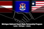 Michigan National Guard State Partnership Program Graphic