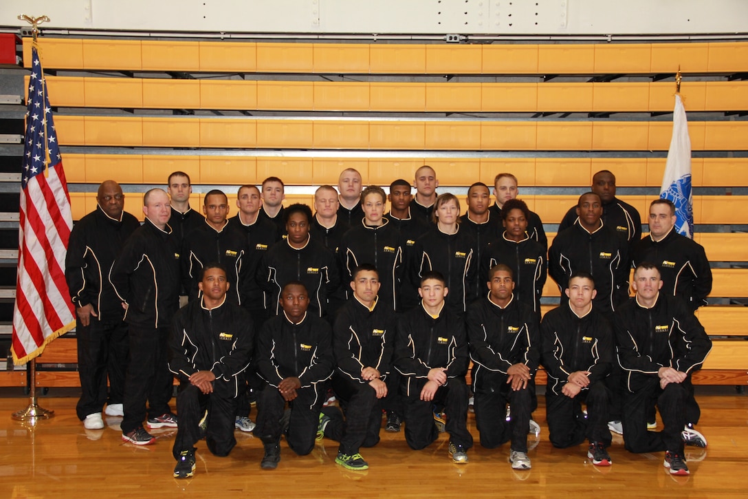 Army won both Greco-Roman and Freestyle competitions to capture Armed Forces gold at the Armed Forces Wrestling Championship held at MCB Camp Lejeune, NC 7-8 March. 