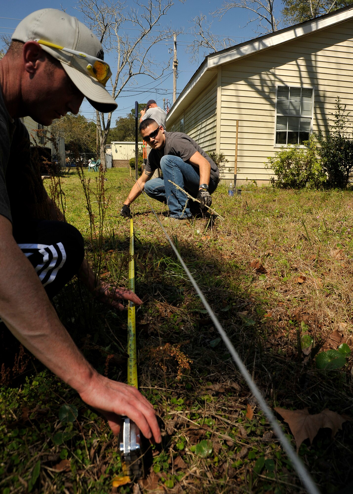 Team Tyndall Airmen partnered with more than 40 non-profit organizations as part of their quarterly Comprehensive Airmen Fitness Day March 10. The day was focused on giving back to Bay County with volunteer service projects. (Air Force Photo by Airman 1st Class Solomon Cook)  