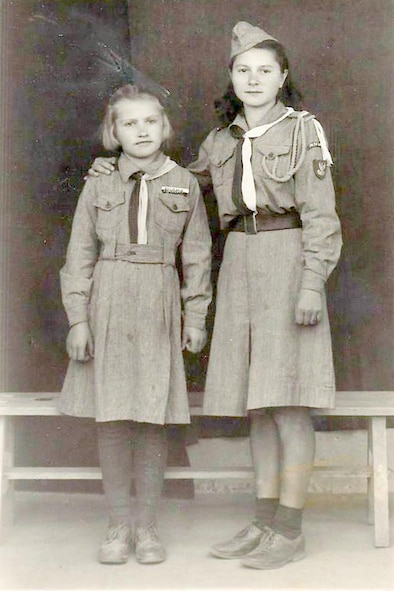 Courtesy photo of Jeanne Rapp as a girl scout.