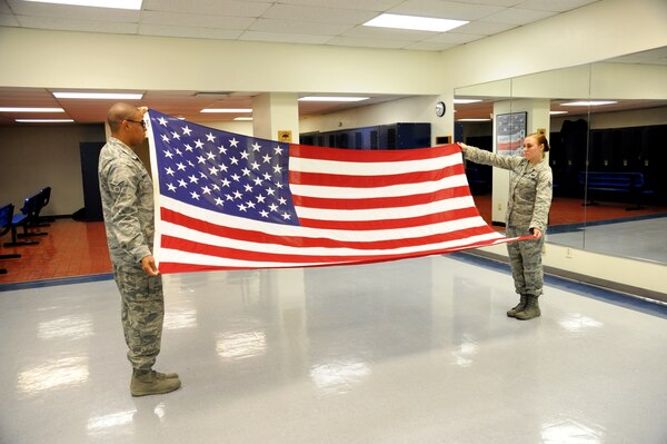honor guard flag folding