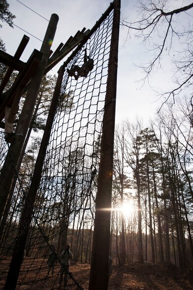 2014 N.C. Army National Guard Best Warrior Competition Winners. 
Tech. Sgt. Richard A. Player and Senior Airman Joshua Garrison, North Carolina Air National Guard, compete and win in first ever Joint Army NCNG Best Warrior Competition held at Camp Butner, N.C., March 5, 2014. Both Airmen are assigned to the 118th Air Support Operation Squadron