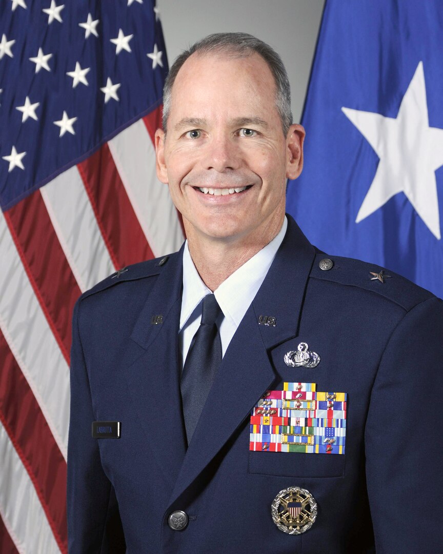 Brig. Gen. Bob LaBrutta, 502nd Air Base Wing and Joint Base San Antonio Commander (official photo) 