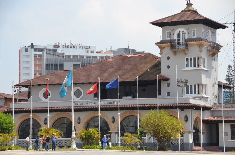 La Aurora International Airport, March 9, 2014. An 11-member Westover crew flew 20 tons of humanitarian aid to Guatemala City, Guatemala, March 9. 