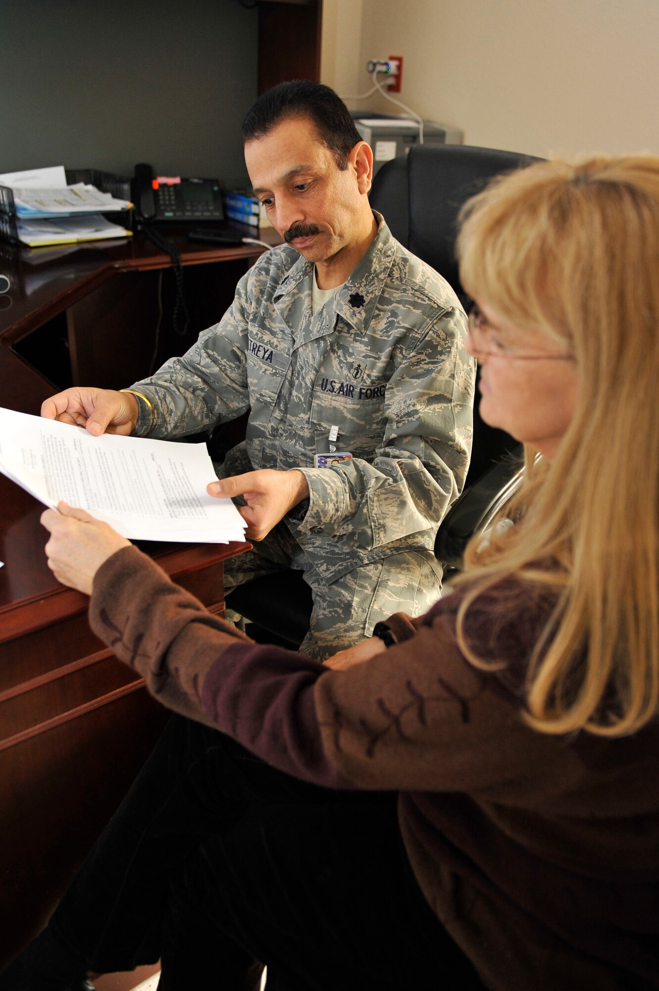 Scott officer hails from India. (U.S. Air Force photo/Airman 1st Class Kiana Brothers)