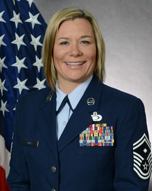 Senior Master Sgt. Kathleen Ross, 51st Security Forces Squadron first sergeant, represents one of Osan Air Base's inspiring women. March is Women's History Month with the theme, "Celebrating Women of Character, Courage and Commitment." (Courtesy Photo)