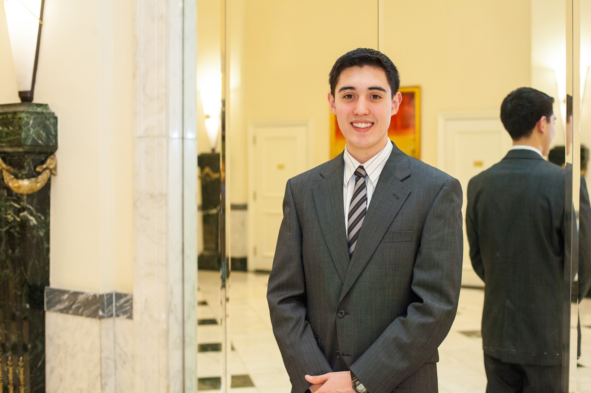 Phillip Ramirez and Avalon Roche are two DODEA delegates selected to attend the 52nd annual United States Senate Youth Program (USSYP) held March 8 – 15, 2014 in Washington, D.C. The DODEA students were selected from among hundreds of applicants to attend the 52nd annual Washington Week program and each will receive a $5,000 college scholarship.