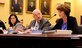 Kathleen Ferguson testifies in front of the House Appropriations Committee to present the fiscal 15 budget for military construction, military family housing, and base realignment and closure requests, March 12, 2014, in Washington, D.C. Ferguson is the principle deputy assistant secretary performing duties as assistant secretary of the Air Force of installations, environment and logistics. (U.S. Air Force photo/Staff Sgt. Carlin Leslie)