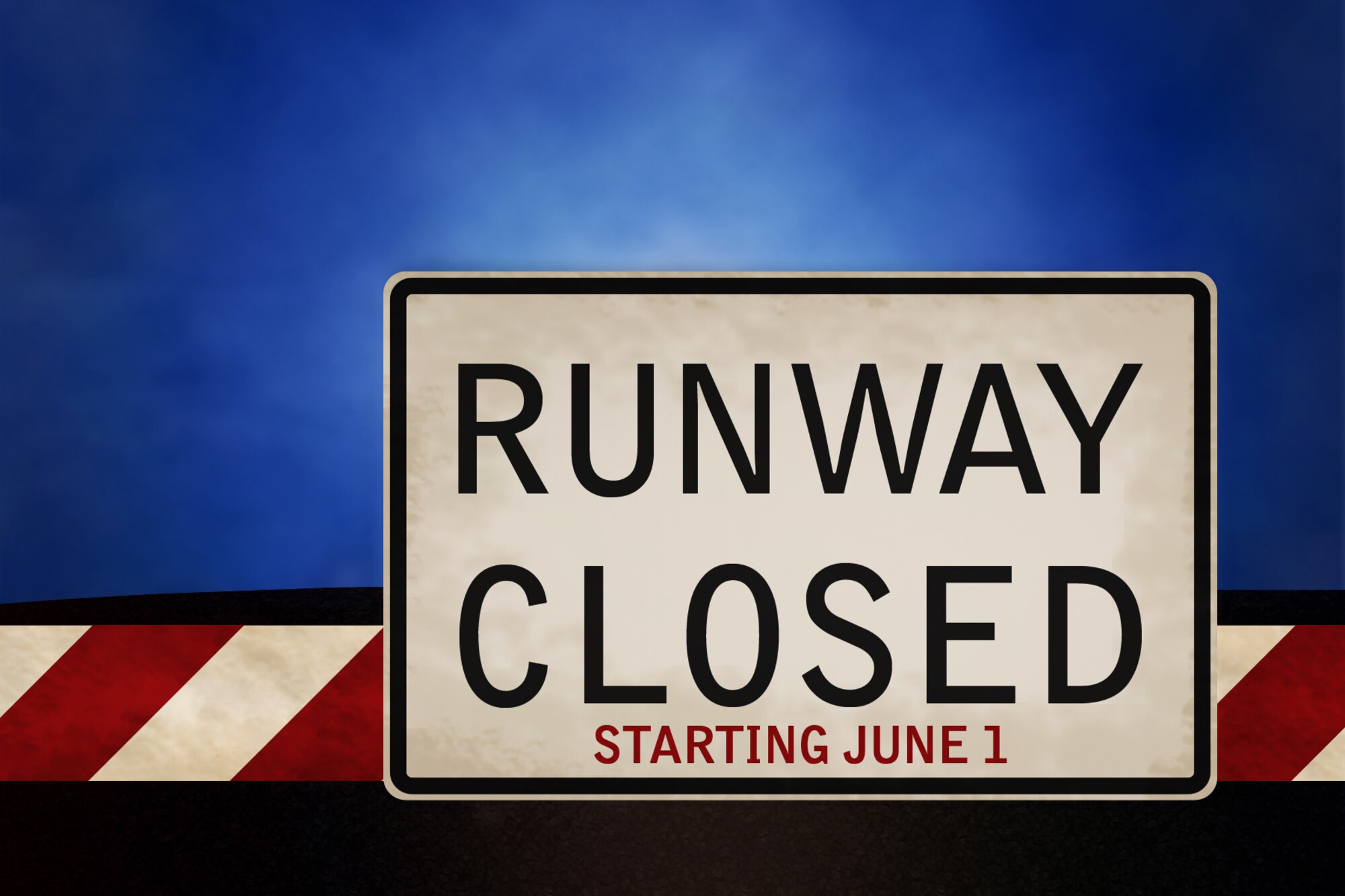 The 434th Air Refueling Wing announced March 14, 2014, that the runway at Grissom Air Reserve Base, Ind., will be temporarily closed for planned construction starting June 1. The estimated $3.2 million project is currently projected to close the runway for 45 days. (U.S. Air Force graphic/Tech. Sgt. Mark R. W. Orders-Woempner) 