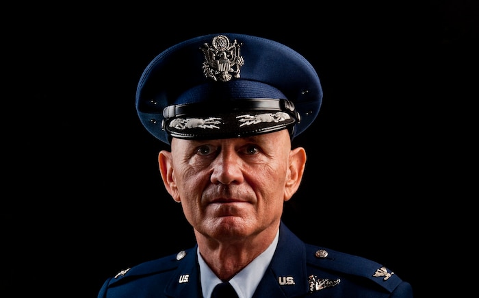 Retired Col. (Dr.) James Ruffer, pictured here Aug. 19, 2013, at Nellis Air Force Base, Nev., retired from the Air Force in 1995. Ruffer received the Bronze Star with Valor for his heroism as he aided and helped coordinate the extraction of a U.S. prisoner in Panama. (U.S. Air Force photo/Senior Airman Daniel Hughes)